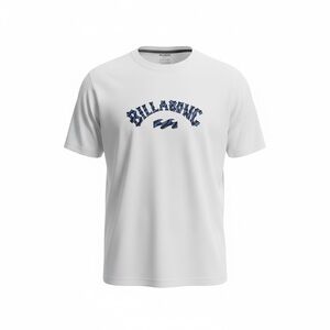 Billabong White Tee with Blue Logo